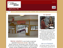 Tablet Screenshot of keenan-jewelers.com
